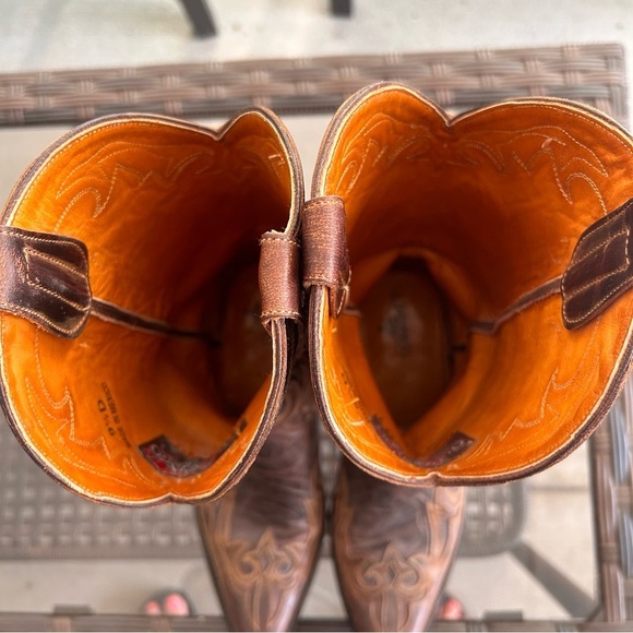 Old Gringo Men’s Brown Embroidered Leather Vencida Western Boot Size 9 1/2 D - Picture 10 of 14